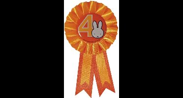 Haza Original Rozet Nijntje ''4'' Oranje