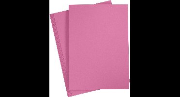 Creotime Karton 21 X 29,7 Cm 10 Stuks 220 G Roze