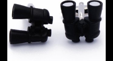 Manchetknopen - Verrekijker Zwart