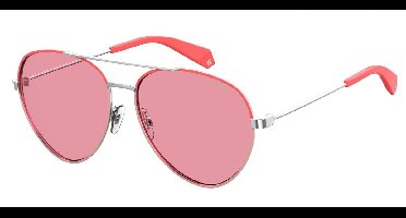 Polaroid Zonnebril 6055/s 35j/0f Unisex Zilver/roze