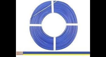 Donau Elektronik 318-223-25 Draad 3 x 0.14 mm² Blauw, Blauw, Geel 25 m