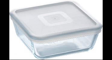 Pyrex - Cook & Freeze Schaal Vierkant met Deksel 15 x 15cm - Transparant