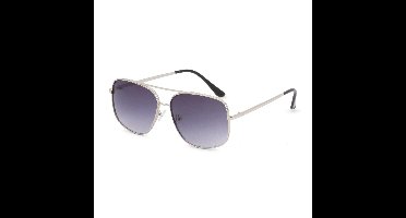 Guess - GF0207 - Zonnebril - Heren - Metaal - Blauwe lens