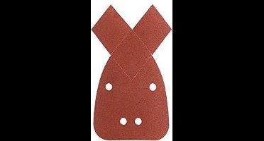 Bosch 5-delige schuurbladset voor multischuurmachines 95 x 135 mm - korrel 40