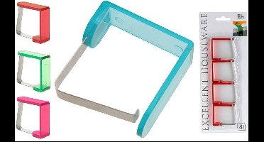 Tafelkleedklemmen set van 4 stuks