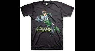 DC Comics Green Lantern Heren Tshirt -L- Distressed Zwart