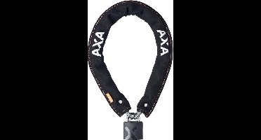 AXA Newton Promoto + 2 Kettingslot - ART 2 Slot voor Fietsen - Extra Dikke Schakels – Hangslot - 100 cm lang – 9 mm - Zwart