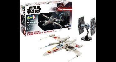1:57 & 1:65 Revell 06054 Collector Set X-Wing Fighter + TIE Fighter - Gift Set Plastic Modelbouwpakket
