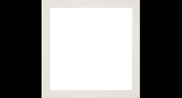 Passe-Partout Fotomaat 35x35 cm - Lijstmaat 40x40 cm - Lichtgrijs - Museumkarton - Fotolijst niet inbegrepen