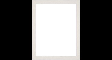 Passe-Partout Fotomaat 18x24 cm - Lijstmaat 24x30 cm - Lichtgrijs - Museumkarton - Fotolijst niet inbegrepen