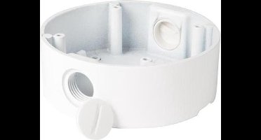 Velleman Montagebeugel voor beveiligingscamera, geschikt voor CAMTVI8W1 en CAMCOLD26W, lichtgewicht, Ø 119 x 43 mm, eenvoudige installatie, wit