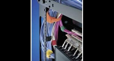 HellermannTyton TEXTIE-5M-PA/PP-BK-I Klittenband kabelbinder Om te bundelen Haak- en lusdeel (l x b) 5000 mm x 12.5 mm