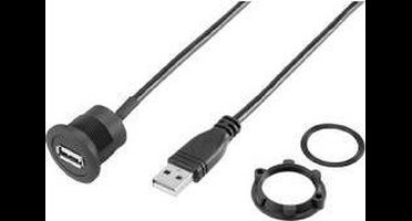 TRU COMPONENTS USB-19-BK USB A inbouwbus 2.0 Bus, inbouw Inhoud: 1 stuk(s)