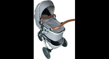 XQC - Joolz Geo - Geo2 - Hoes voor Kinderwagen Duwstang - Cover voor Veiligheidsbeugel - Cognac