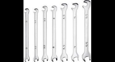 Donau Elektronik 900 Dubbele steeksleutelset 7-delig Sleutelbreedte (metrisch) 3 - 5.5 mm