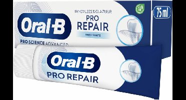 Oral B Tandpasta - Pro-Science Advanced Fresh White - 12 x 75 ml Voordeelverpakking