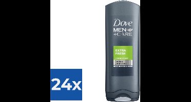 Dove Men+Care Shower Extra Fresh - 250 ml - Douchegel - Voordeelverpakking 24 stuks