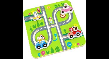 Disney Labyrint Mickey Mouse Junior 28 Cm Hout Groen