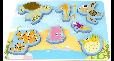 Disney Vormenpuzzel Nemo Junior Hout 7 Stukjes