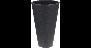 Nampook Bloempot Capri Rond 40 X 70 Cm Kunststof Antraciet