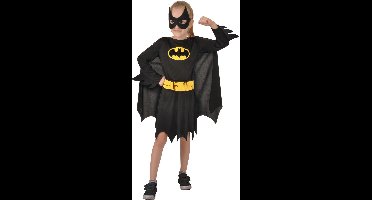 Dc Comics Verkleedpak Batgirl Meisjes Zwart 4-delig Maat 110-122
