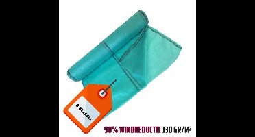 Topprotect Groen Steigernet - 130gr/m² - 90% Windreductie - 3.07x50m