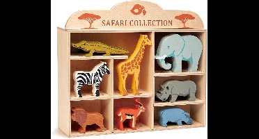 Tender Leaf Toys Set Safaridieren *