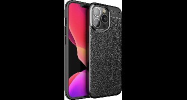 Just in Case hoesje geschikt voor iPhone 13 Pro - TPU Hoesje Flexibel Soft Design - Zwart