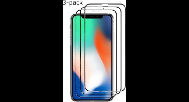 Geschikt voor iPhone 12 / 12 Pro tempered glass screenprotector volledige bescherming 3-pack