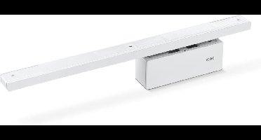 ActiveStop deurdemper voor opbouw montage, roestvasstaal look, voor houten deuren