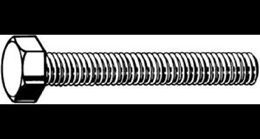 Tapbout Din933 8.8 M5X45Mm Verzinkt - 200 stuks