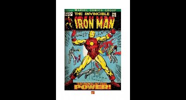 Pyramid Poster - Iron Man Birth Power - 80 X 60 Cm - Multicolor