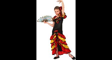 Spaanse danseres outfit voor meisjes - Kinderkostuums - 134/146