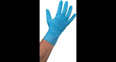 ComFort Handschoen, Nitril, ongepoederd, M, blauw 100 st