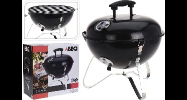 Ronde Zwarte Tafelbarbecue
