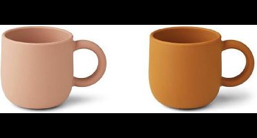 Liewood Merce drinkbekers Mustard/dark rose mix