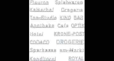 Faller - Winkelopschriften 70er jaren - modelbouwsets, hobbybouwspeelgoed voor kinderen, modelverf en accessoires