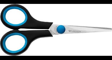 Westcott schaar - Easy Grip - RVS - soft grip - 14 cm - linkshandig -AC-E30252