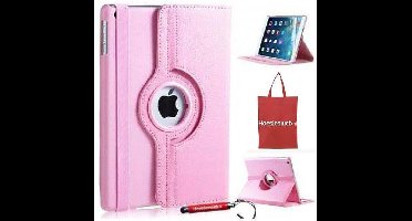 Licht Roze 360 graden draaibare hoes iPad Air 2 met orginele Hoesjesweb stylus