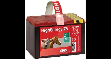AKO High Energy Saline batterij 9 V, 75 Ah
