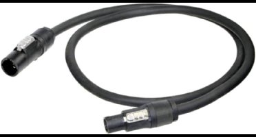 Neutrik 1027572 Aansluitkabel Stroom Zwart 5 m