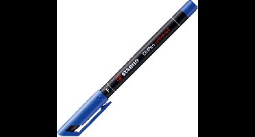 Viltstift STABILO OHpen permanent 842/41 rond 0.7mm blauw - 10 stuks