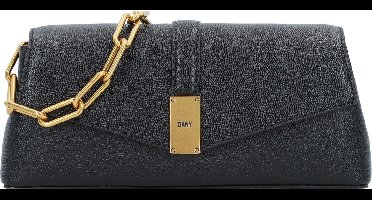 DKNY Conner Handtas Leer 26 cm - Dames - blk-gold