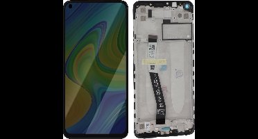 Xiaomi, Scherm + Kader voor Xiaomi Redmi Note 9 Origineel Service Pack, Grijs