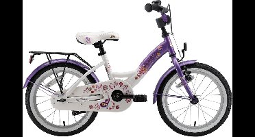 Bikestar 16 inch Classic kinderfiets, lila wit