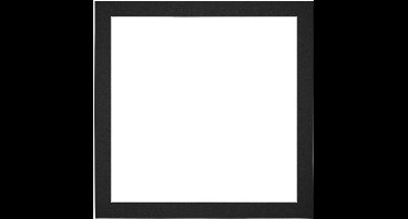 Passe-Partout Fotomaat 25x25 cm - Lijstmaat 30x30 cm - Zwart - Museumkarton - Fotolijst niet inbegrepen