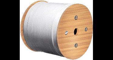 Goobay 67088 coax-kabel 500 meter Coaxiaal Wit