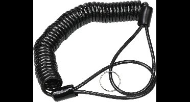 Stahlex Staalkabel met lussen - 3 meter x 4 millimeter - geplastificeerd - kabelslot - terraskabel