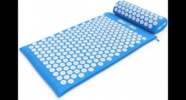 Gorilla Sports Acupressuur mat - Spijkermat - Licht Blauw