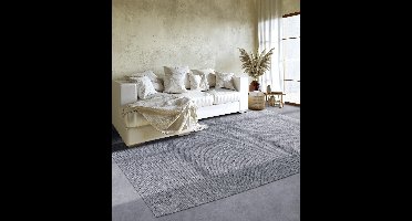 Flycarpets Villeroy & Boch - Wol Vloerkleed - Francois - Zilver - 190x280 cm